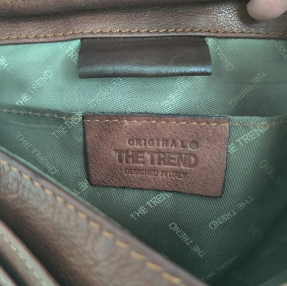 Brown Leather "The Trend" Crossbody Bag - Picture 5 of 6